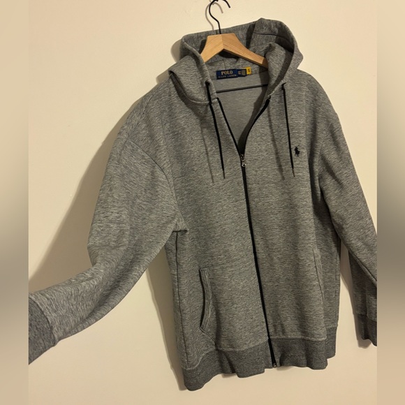 Ralph Lauren Men's Zip-Up Sweater in Gray - Picture 2 of 8